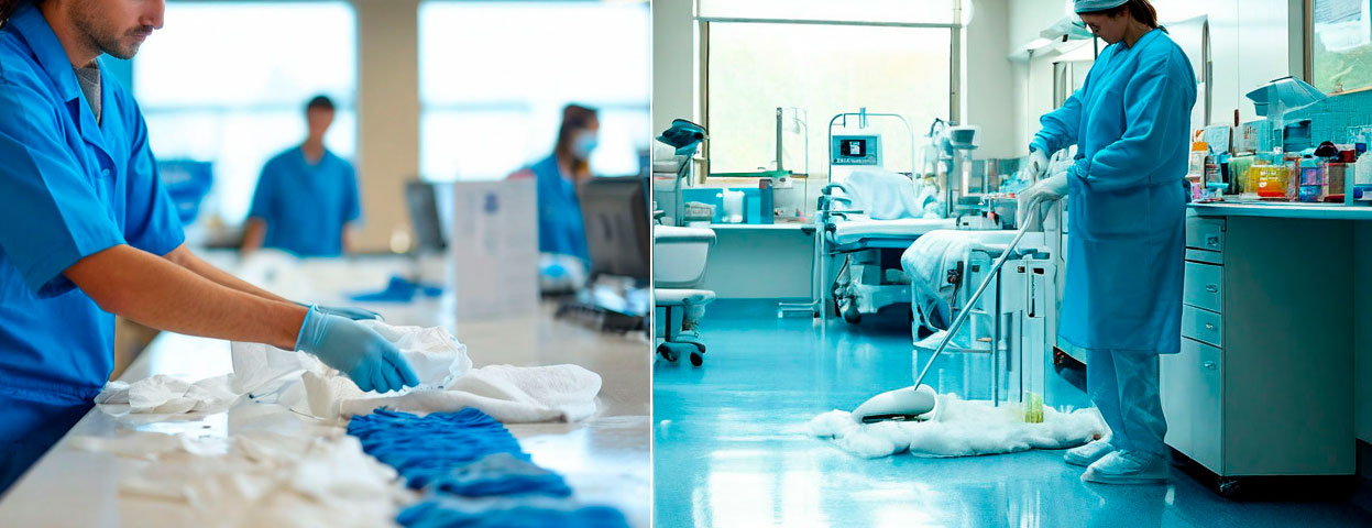 Уборка в медицинских помещениях