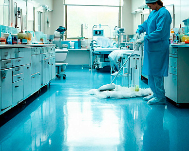 Уборка в медицинских помещениях